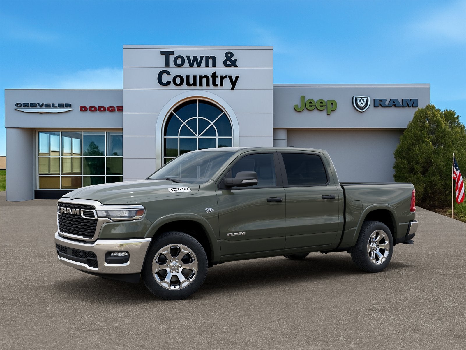 2026 RAM Ram 1500 RAM 1500 BIG HORN CREW CAB 4X4 5'7' BOX