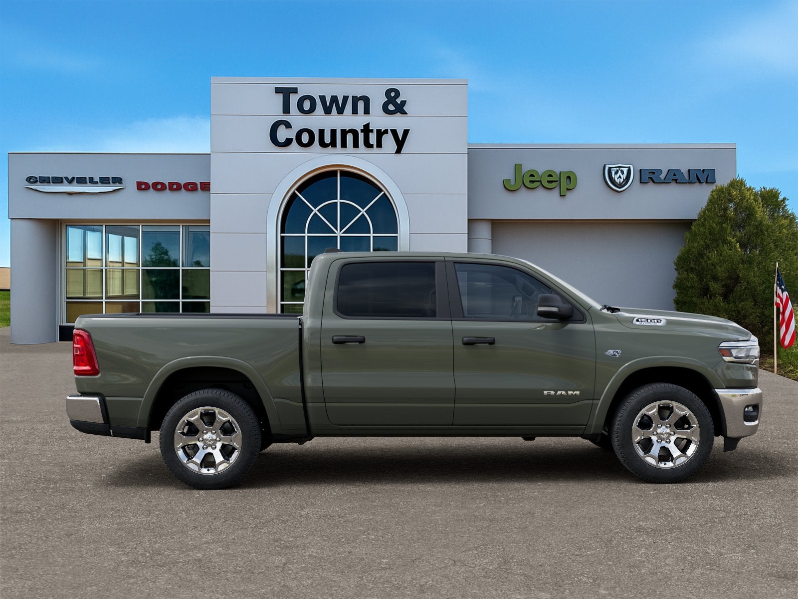 2026 RAM Ram 1500 RAM 1500 BIG HORN CREW CAB 4X4 5'7' BOX