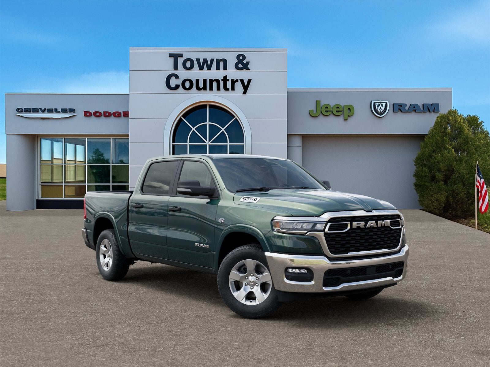 2026 RAM Ram 1500 RAM 1500 BIG HORN CREW CAB 4X4 5'7' BOX