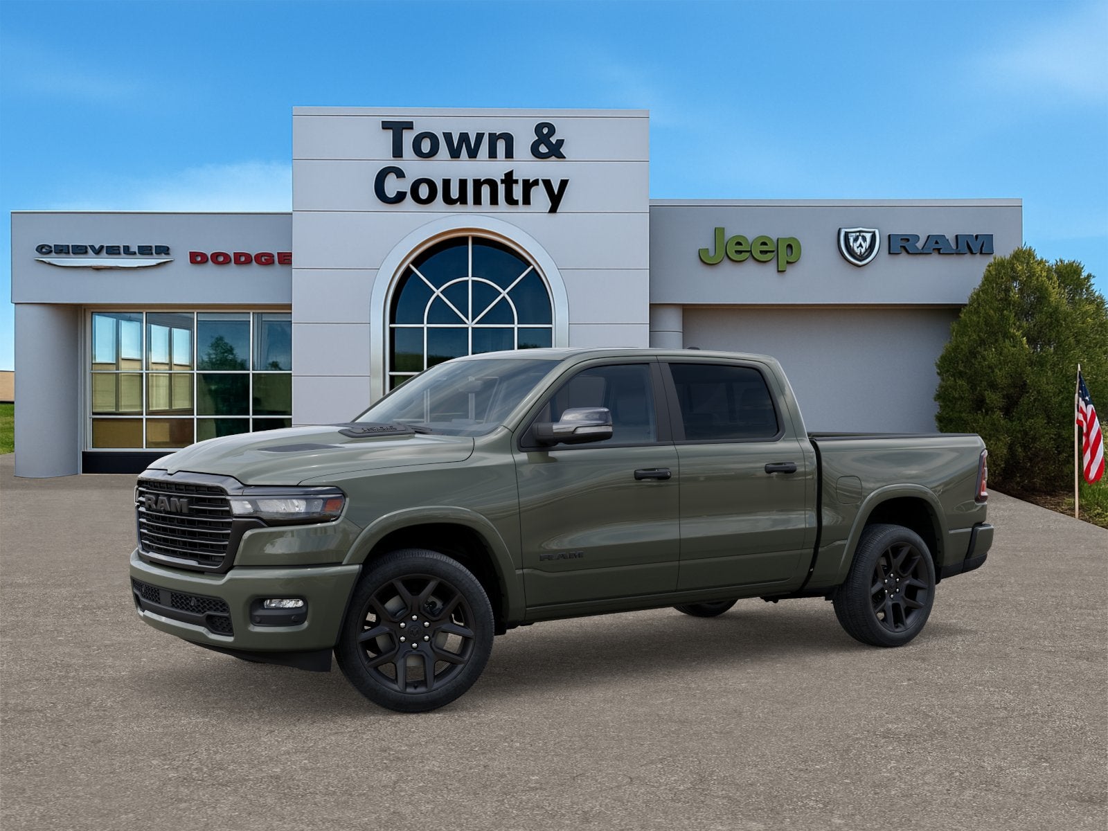 2026 RAM Ram 1500 RAM 1500 LARAMIE CREW CAB 4X4 5'7' BOX