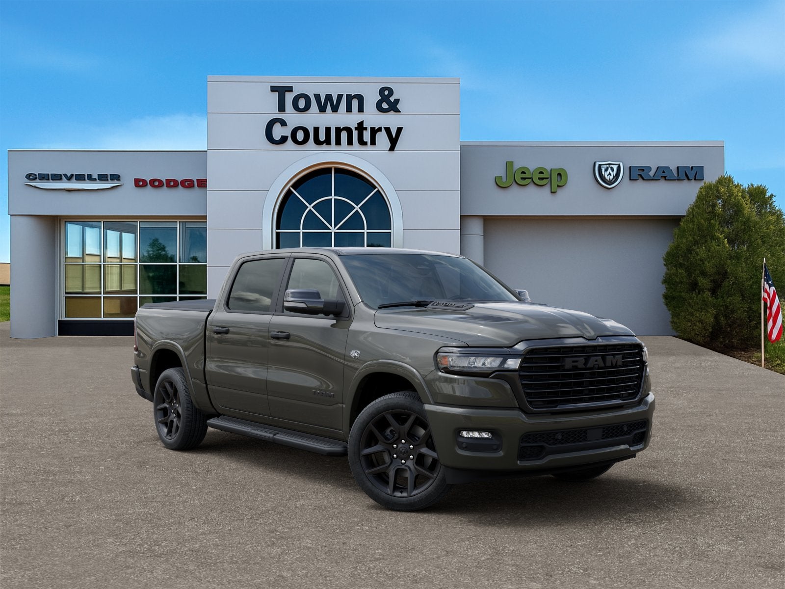 2026 RAM Ram 1500 RAM 1500 LARAMIE CREW CAB 4X4 5'7' BOX