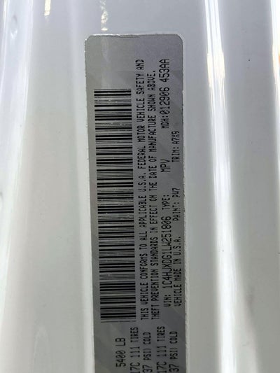 2020 Jeep Wrangler Unlimited Willys 4X4