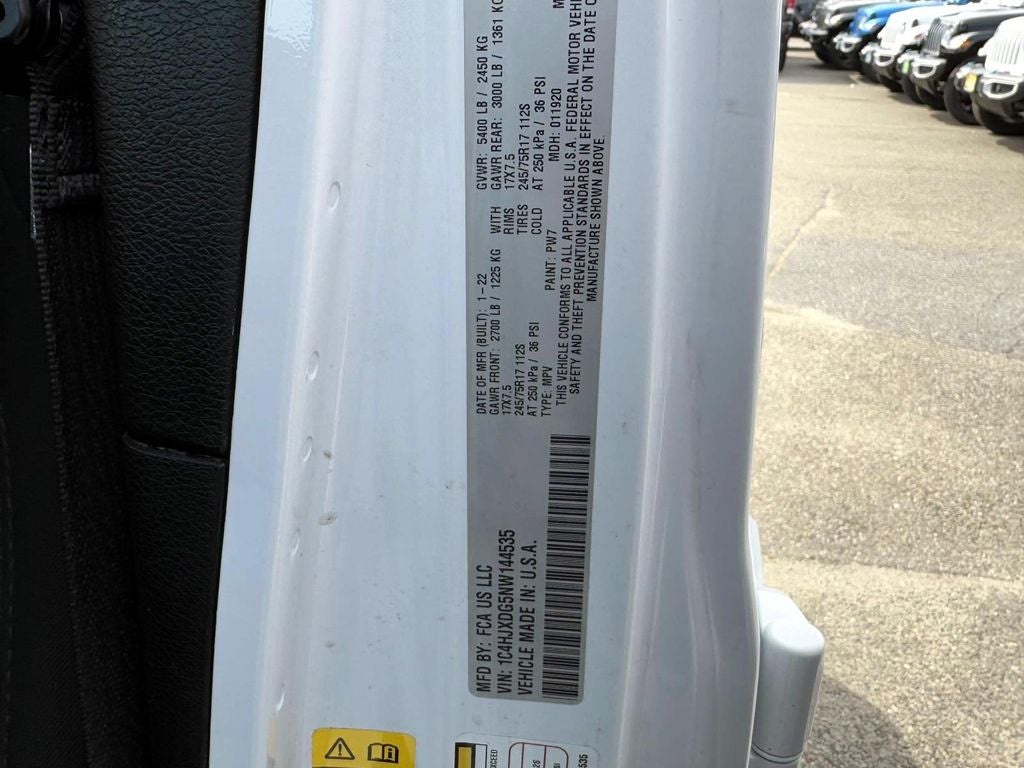 2022 Jeep Wrangler Unlimited Sport S 4x4