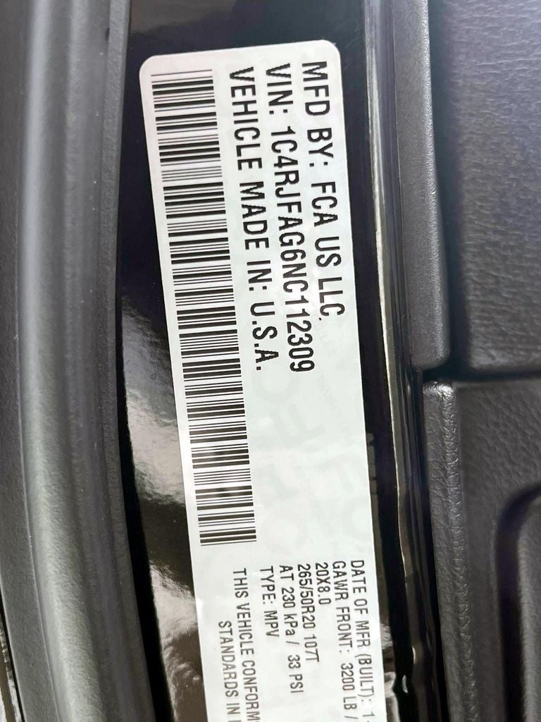 2022 Jeep Grand Cherokee WK Laredo X 4x4