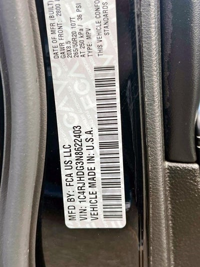 2022 Jeep Grand Cherokee Overland 4x4