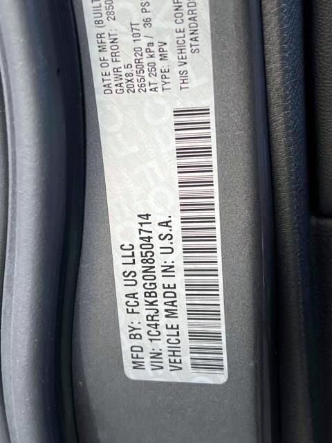 2022 Jeep Grand Cherokee L Limited 4x4