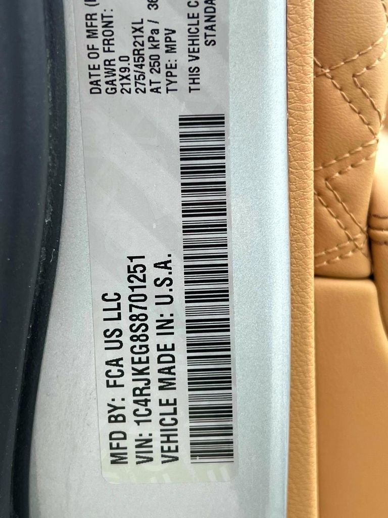 2025 Jeep Grand Cherokee L Summit Reserve 4x4