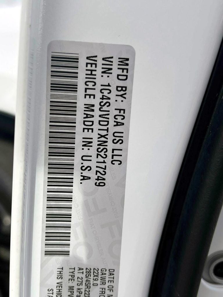 2022 Jeep Wagoneer Series III Carbide 4x4