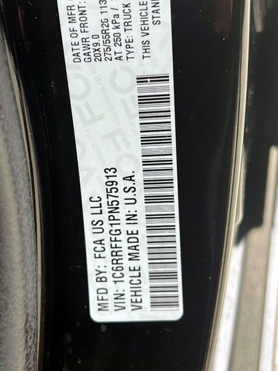 2023 RAM 1500 Big Horn Crew Cab 4x4 5'7' Box