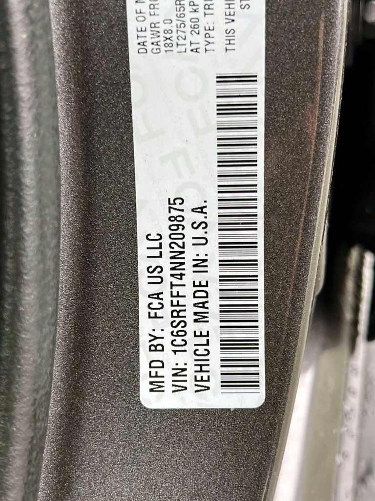 2022 RAM 1500 Big Horn Crew Cab 4x4 5'7' Box