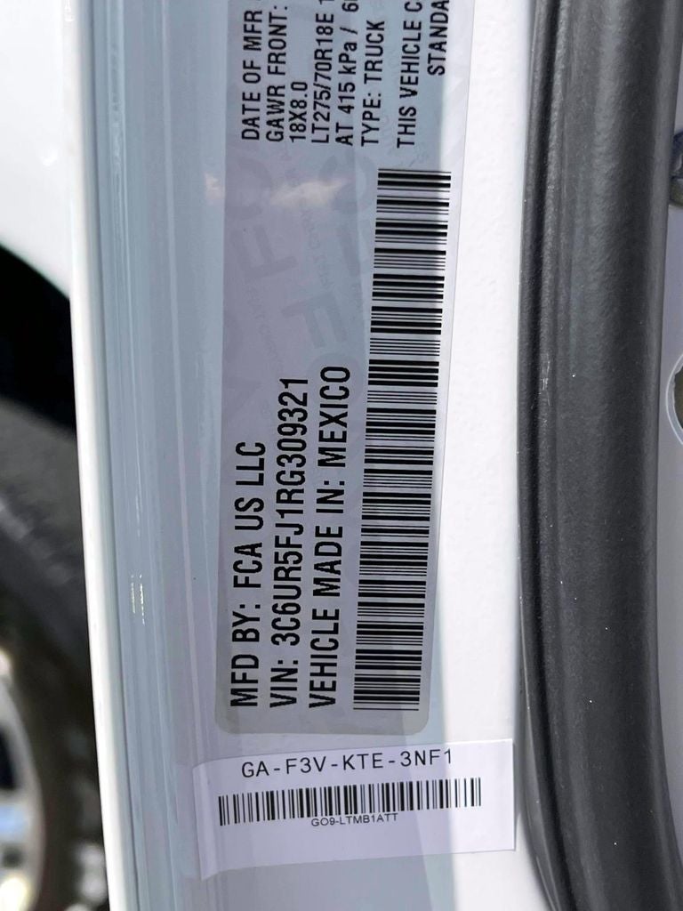 2024 RAM 2500 Laramie Crew Cab 4x4 6'4' Box