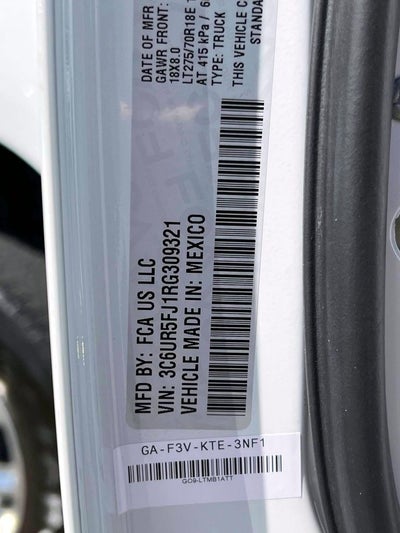 2024 RAM 2500 Laramie Crew Cab 4x4 6'4' Box
