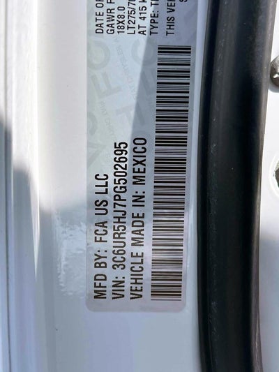 2023 RAM 2500 Tradesman Crew Cab 4x4 8' Box