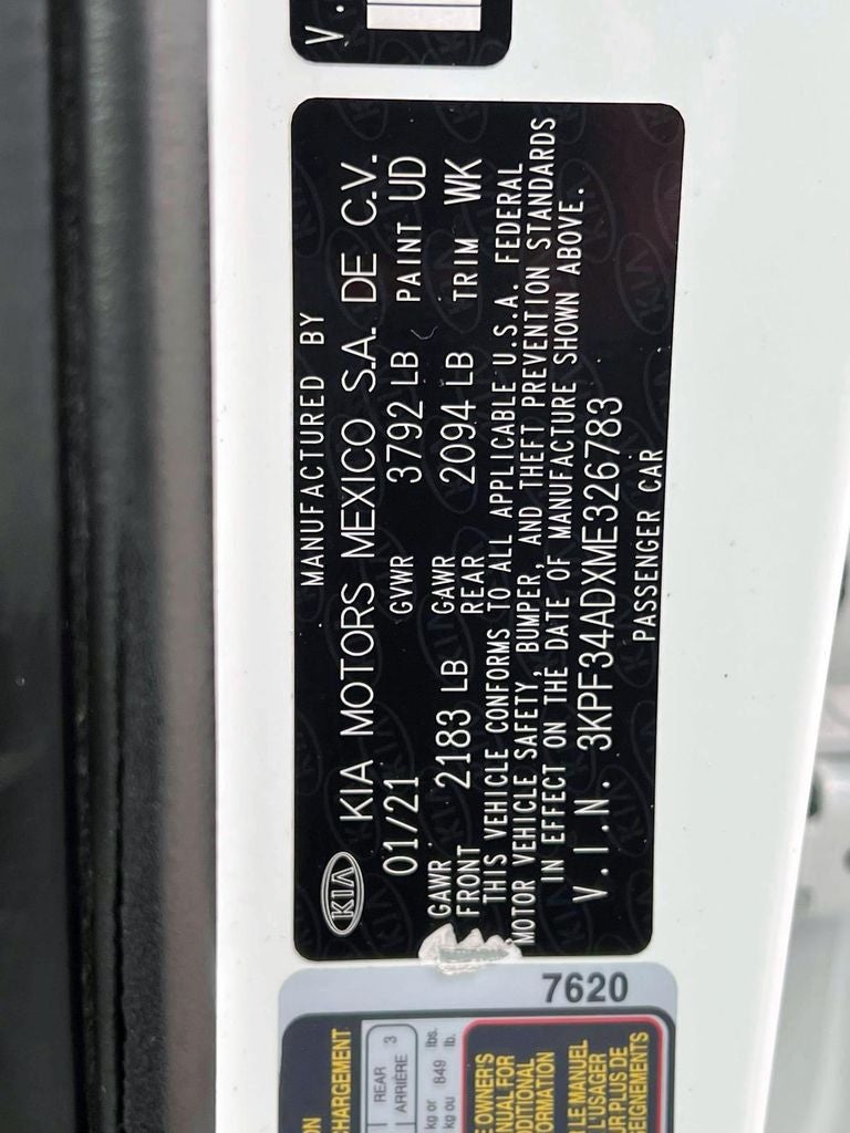 2021 Kia Forte GT-Line