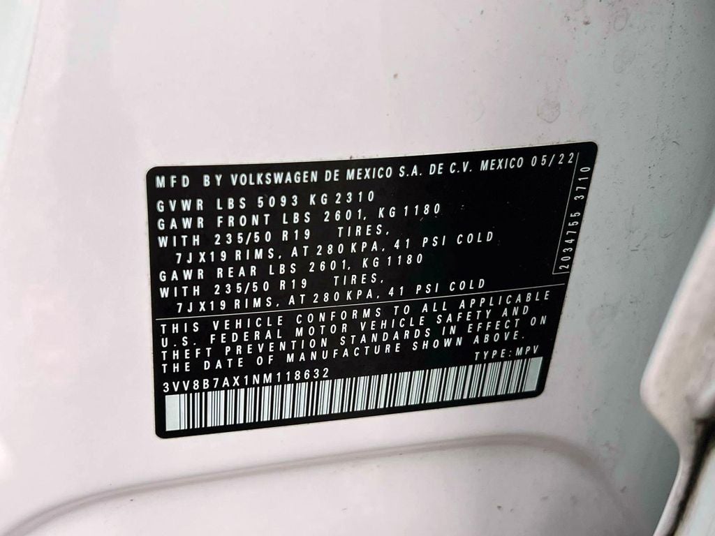 2022 Volkswagen Tiguan 2.0T SE R-Line Black