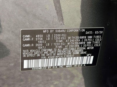 2020 Subaru Outback Touring