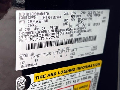 2020 Lincoln Navigator Reserve L