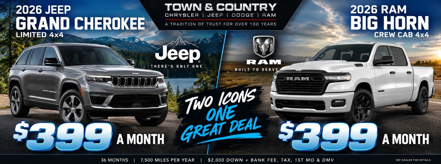 Grand Cherokee & Ram Specials