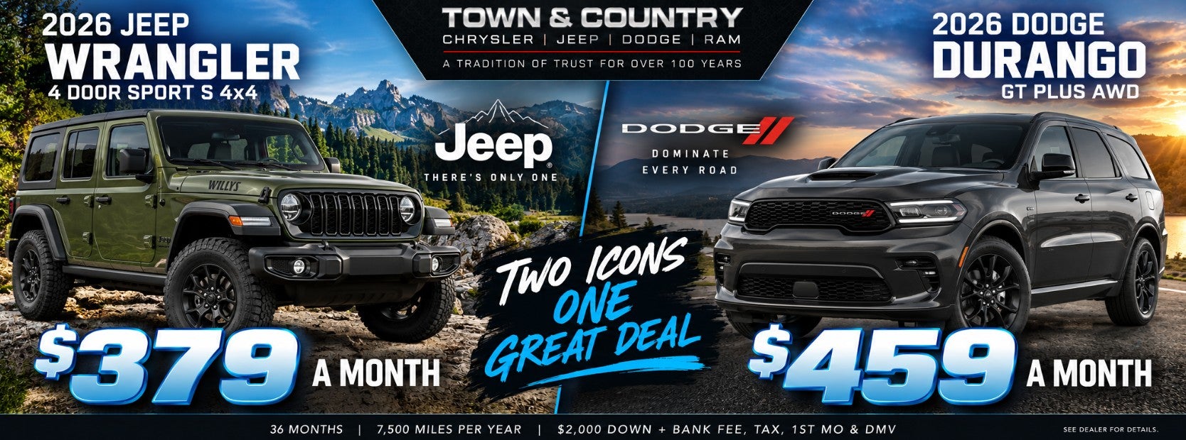 Wrangler & Durango Specials