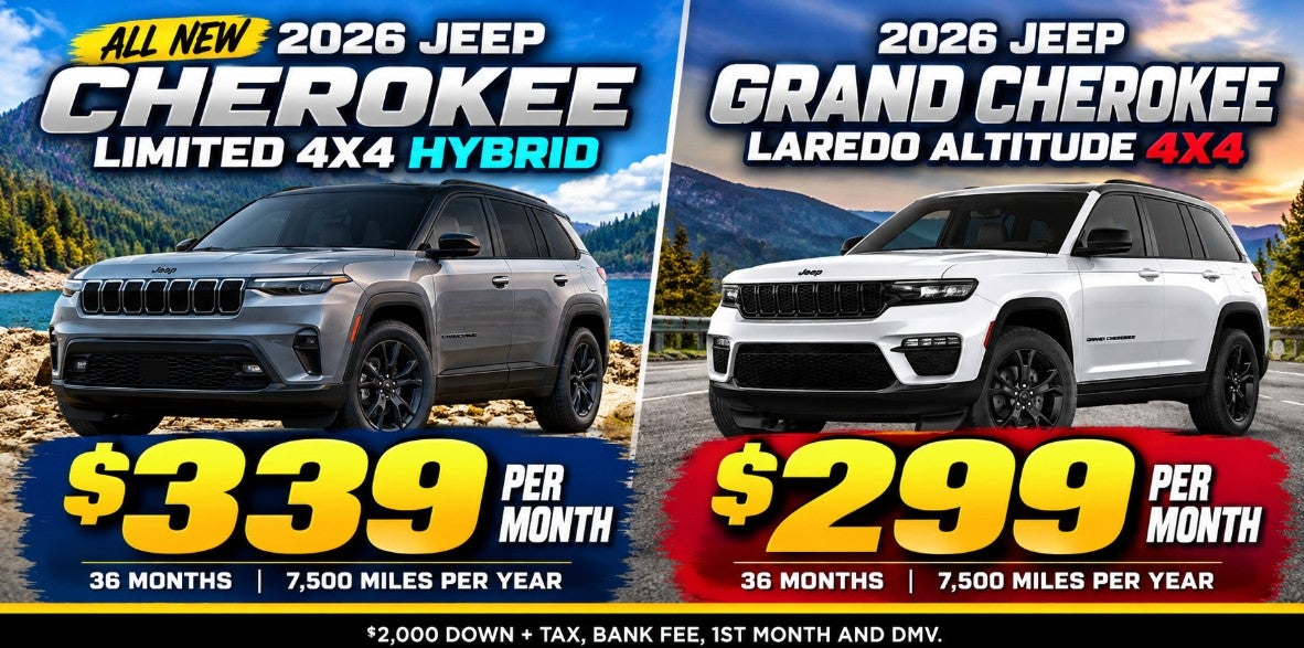 Cherokee And Grand Cherokee Lease Specials