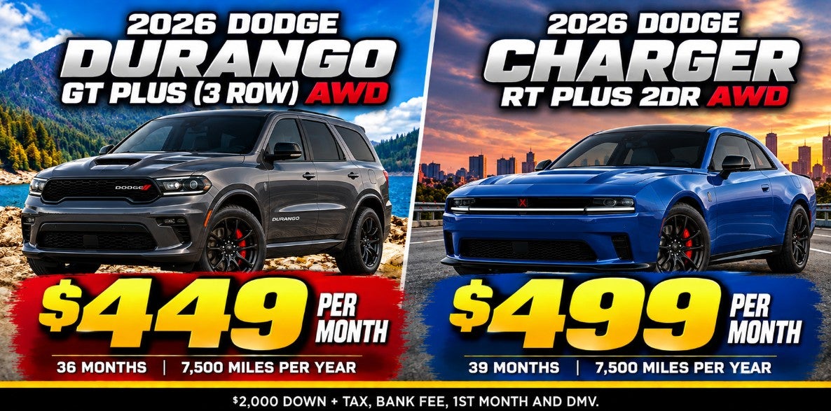 Durango And Charger Lease Specials