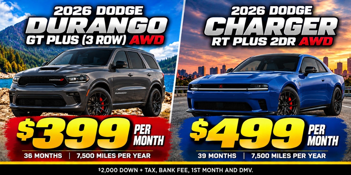 Durango & Charger Lease Special