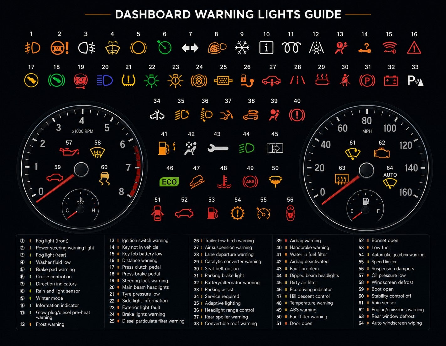 warning light guide