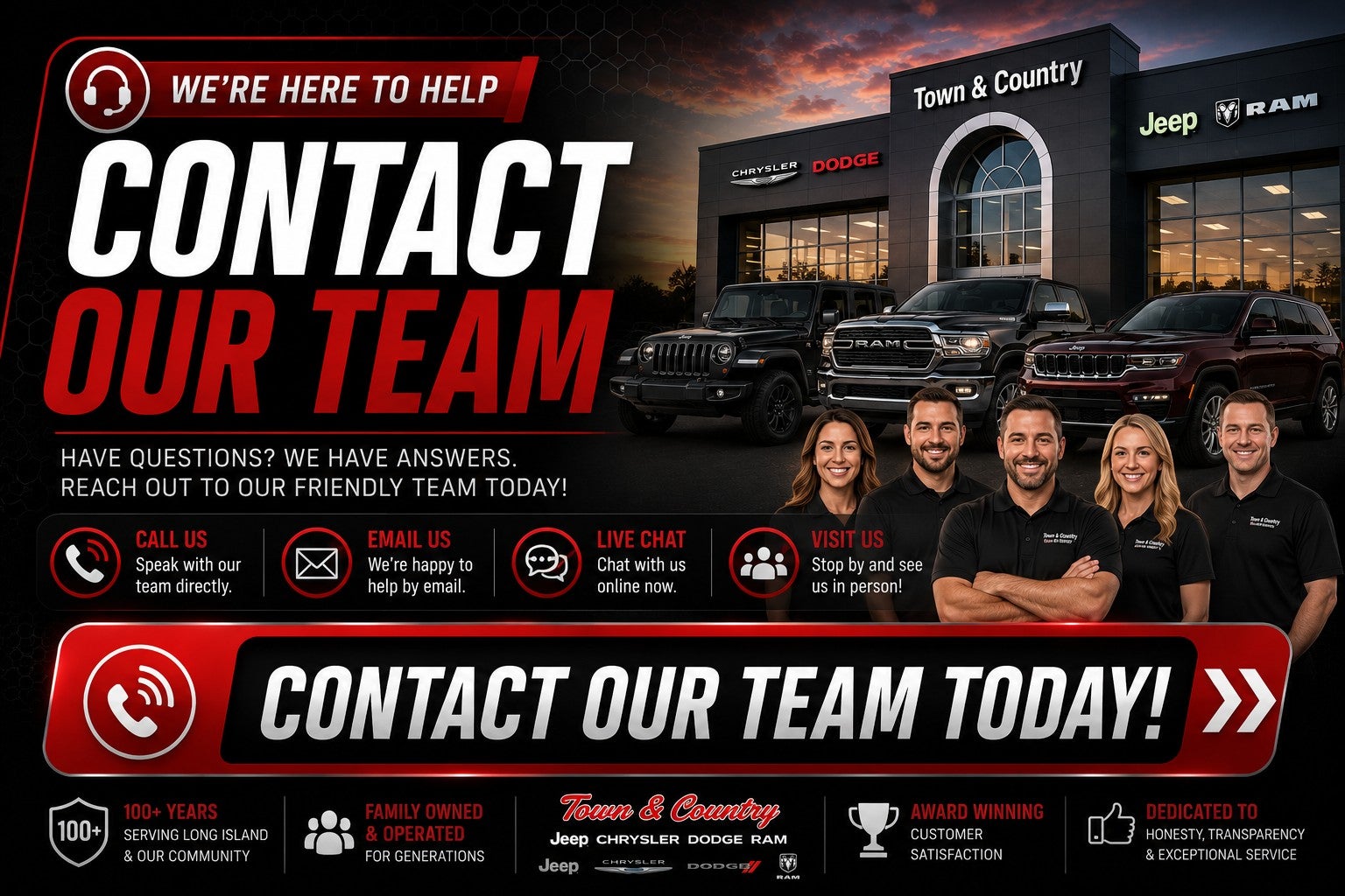 contact the team