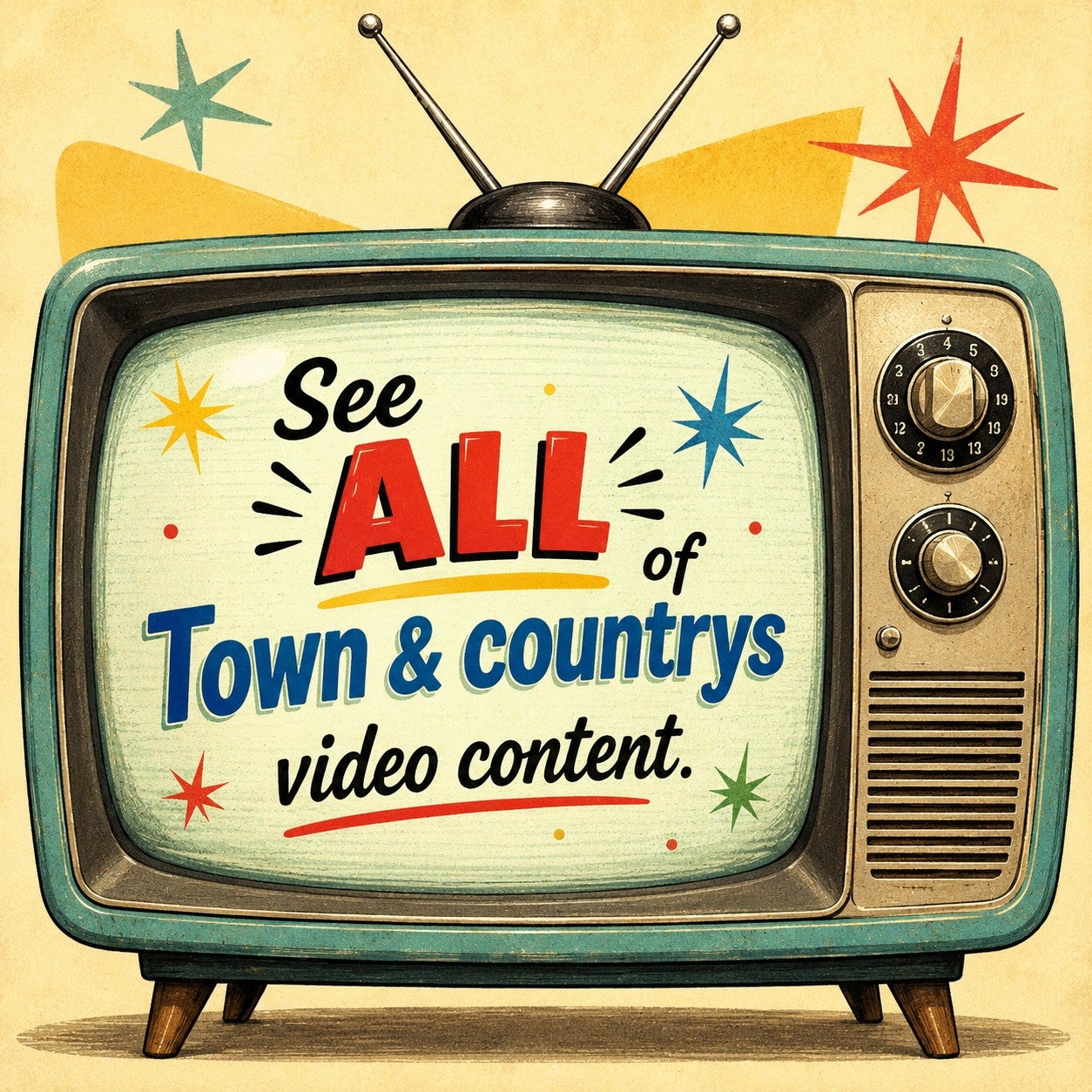 all of town and country video content